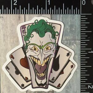 🌀10/$10🌀 The Joker Harley Quinn Reusable Waterproof Vinyl Sticker Decal